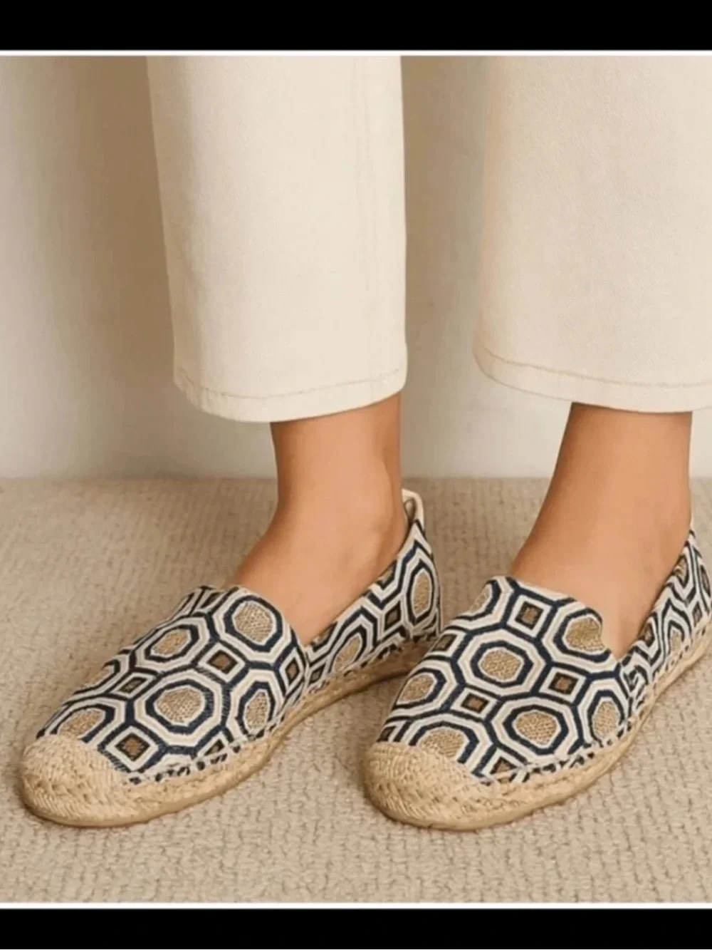 Tory Burch Cecily Sequin Embellished Canvas Espadrilles